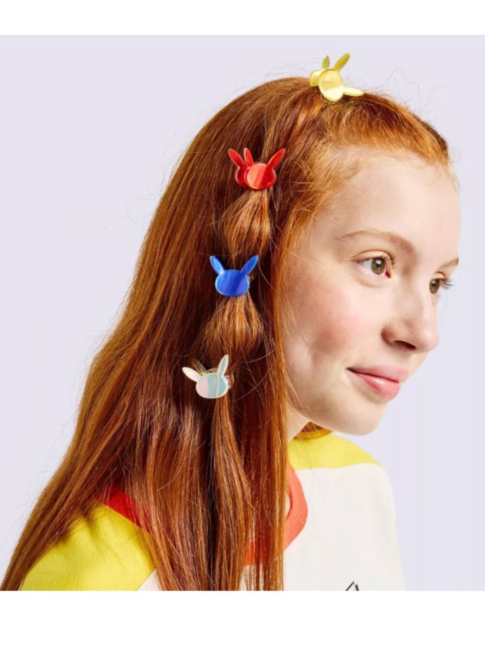 Pokémon x Target - Pikachu Hair Clips 8pc Multicolor NEW